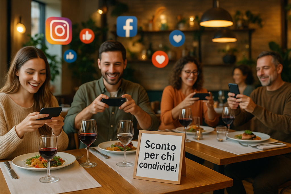 Come portare più clienti nel tuo ristorante con i social: la verità sulla strategia degli sconti per chi condivide